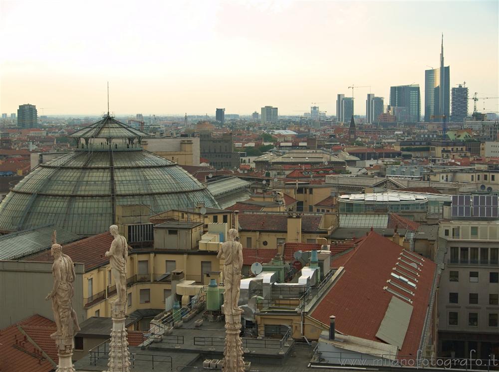 Milan (Italy) - View over the city from the roof of the Duomo